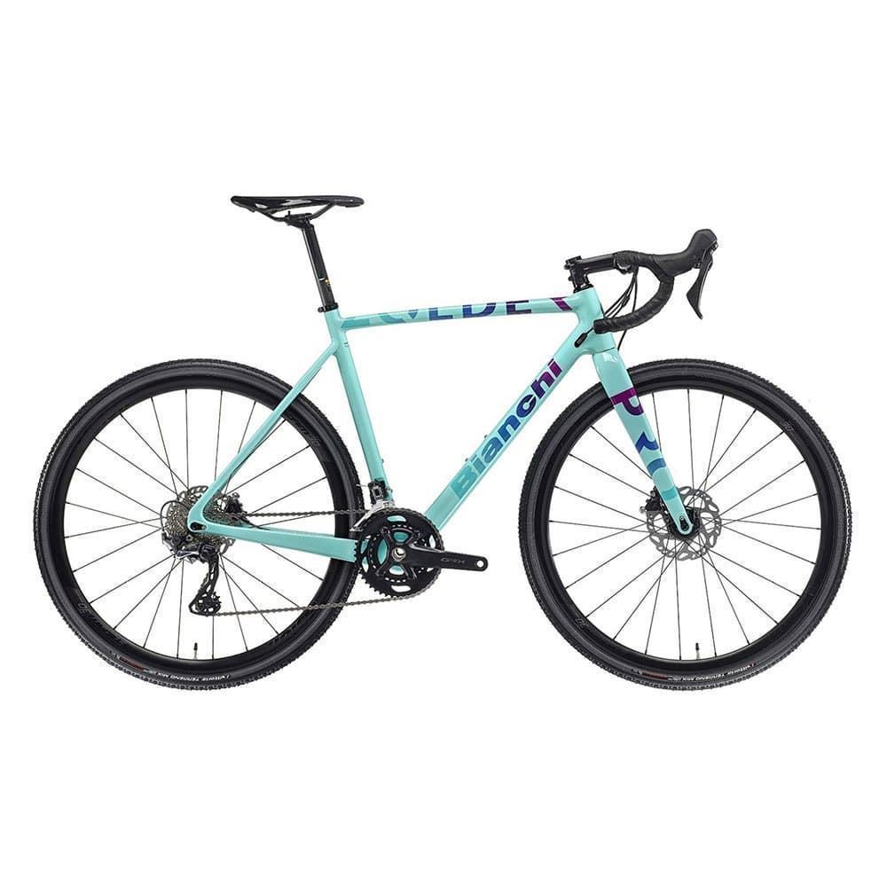 Bicicleta Ciclocrós BIANCHI ZOLDER PRO GRX610 12S CP HDISC CK16 / Purple Rainbow Full Glossy