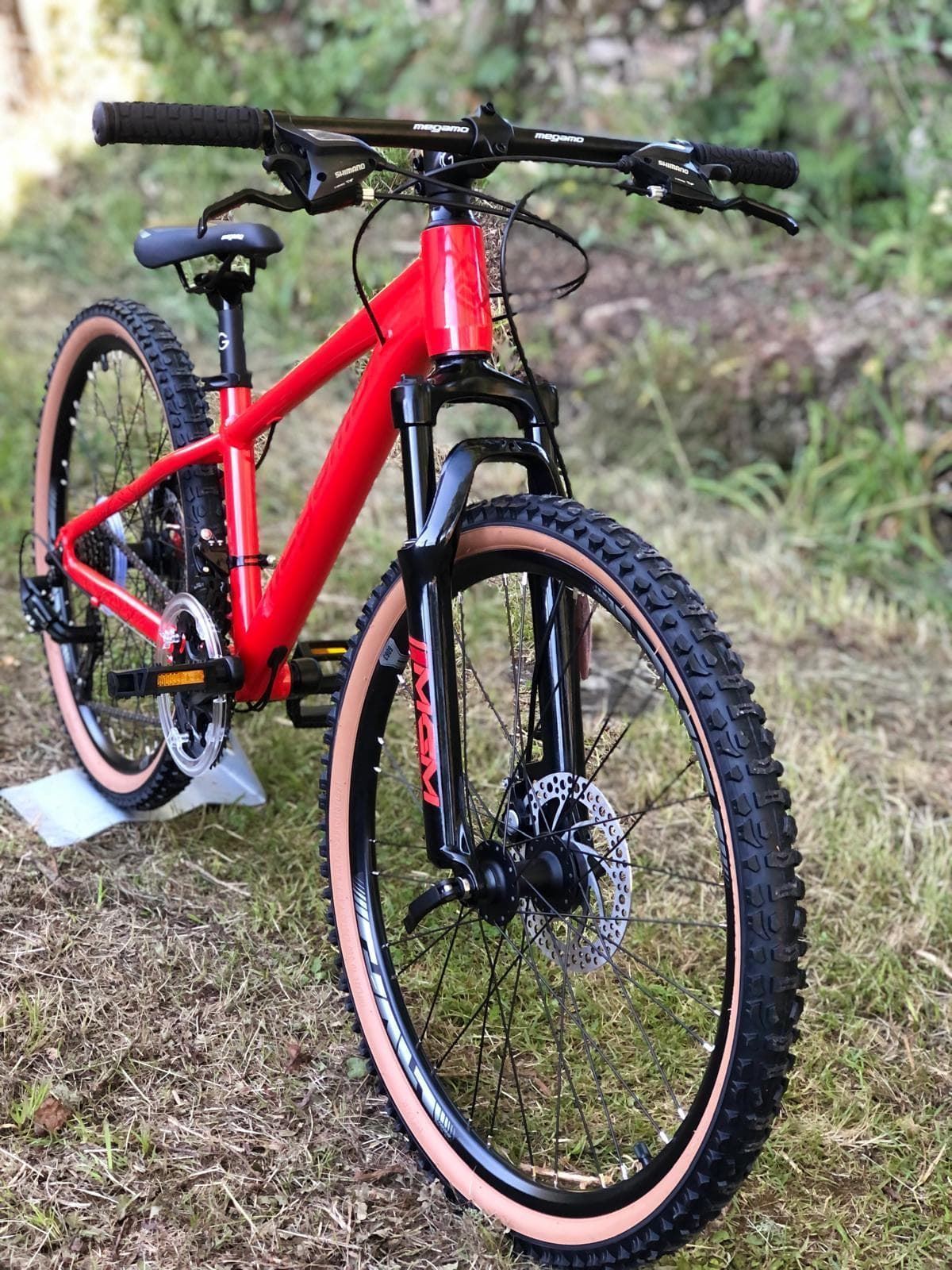 Bicicleta Infantil 24" MEGAMO KU4. ROJO" - Imagen 2
