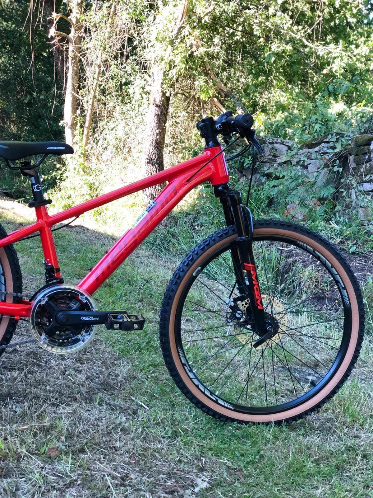 Bicicleta Infantil 24" MEGAMO KU4. ROJO" - Imagen 5