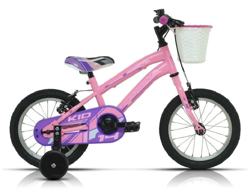 Bicicleta Infantil MEGAMO 14" KID (23) ""Rosa"""
