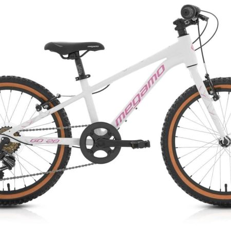 Bicicleta Infantil MEGAMO MTB 20¨GO, Blanco/Rosa