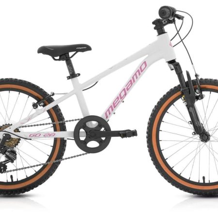 Bicicleta Infantil MEGAMO MTB 20¨GO RACE, Blanco/Rosa