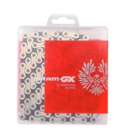 Cadena SRAM GX EAGLE 126 ESL NEGRA/PLATA, 12V