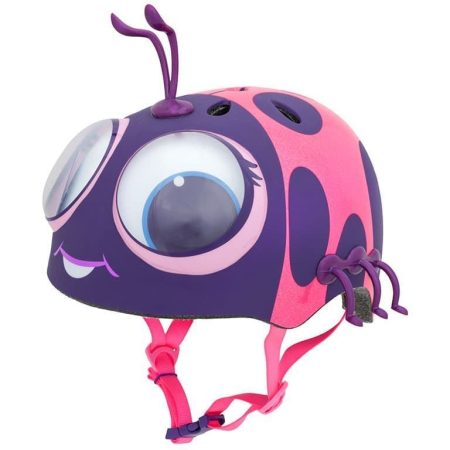 Casco Infantil RASKULLZ Mariquitilla Rosa/Violeta