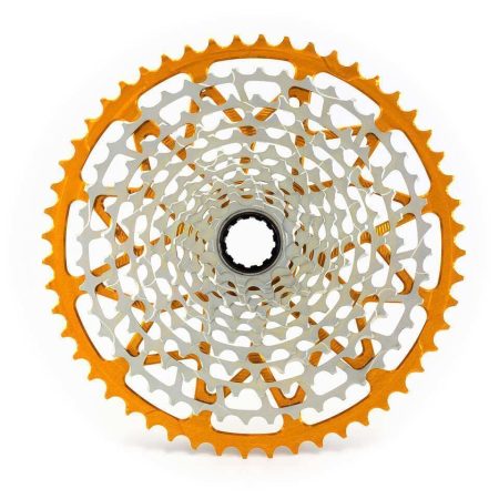 Cassette GARBARUK 12V , 10-52T (SRAM XD), naranja