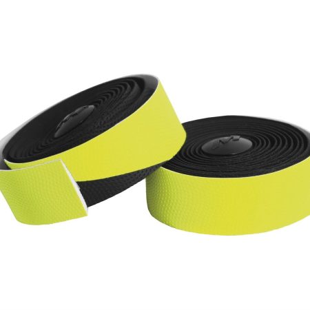 Cinta Manillar MASSI Dual Wave Negro/Amarillo Flúor