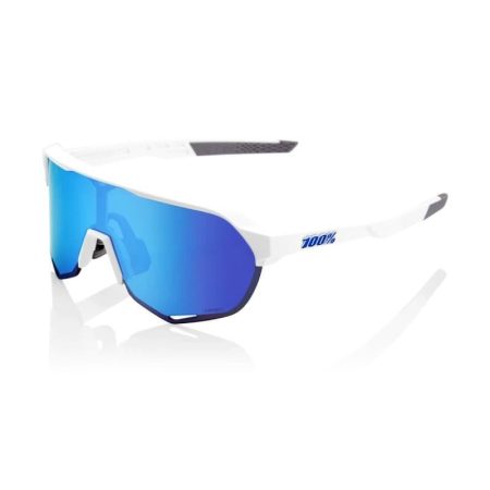 Gafas 100% S2 Blanco Mate - Lente: Hiper Blue Mirror