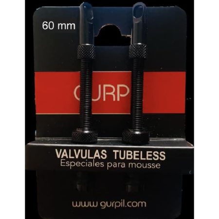 Juego de 2 Válvulas FV TUBELESS aluminio 60mm
