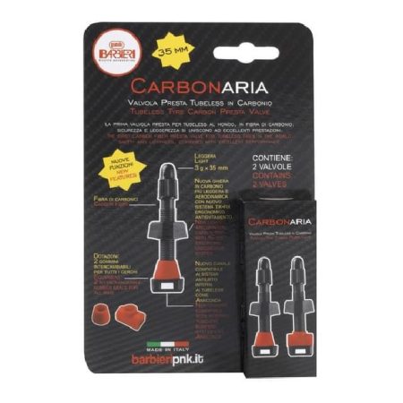 Juego de 2 Válvulas FV TUBELESS CARBONO FV 35mm