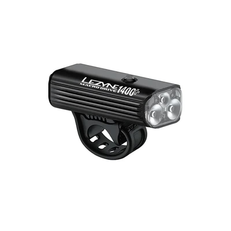 LUZ DELANTERA LEZYNE MACRO DRIVE 1400+ FRONT SATIN BLACK