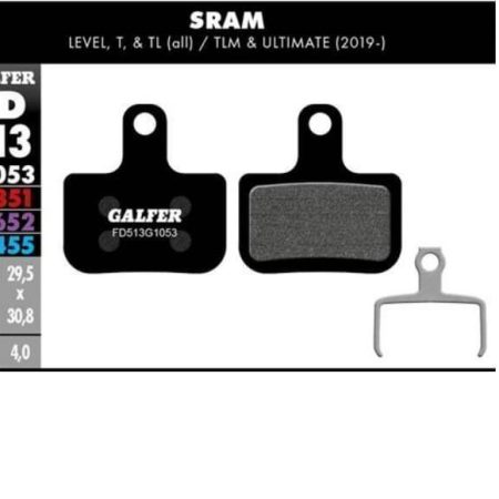 Pastillas de Freno MTB STANDARD BRAKE PAD SRAM LEVEL, T, TL