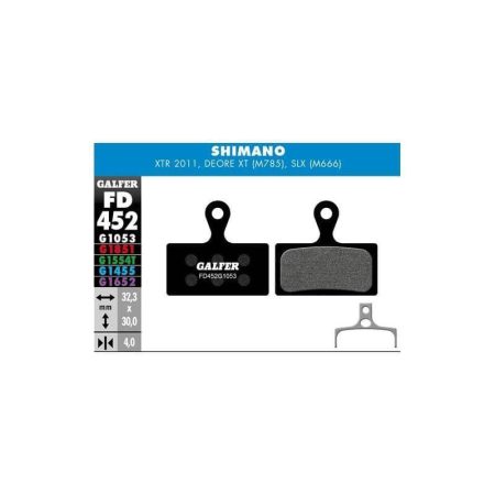 Pastillas de Freno MTB STANDARD BRAKE PAD SHIMANO DEORE XT