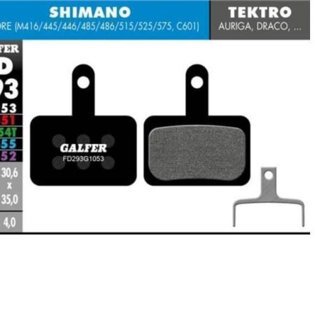 Pastillas de Freno MTB STANDARD BRAKE PAD SHIMANO DEORE