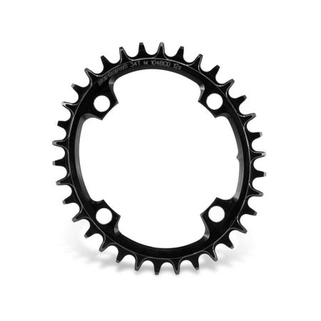 Plato Ovalado MTB de GARBARUK, 104 BCD (36T, BLACK)