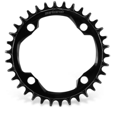PLATO REDONDO GARBARUK 36T 104BCD NEGRO