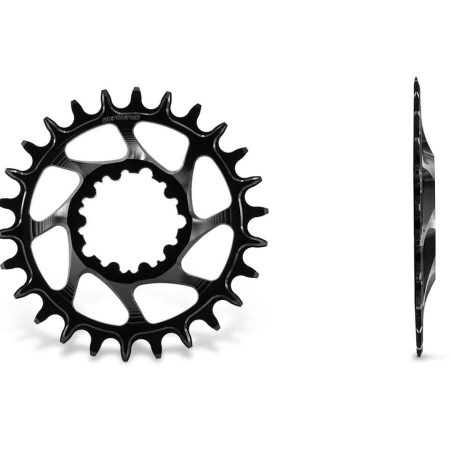 Plato Redondo MTB de GARBARUK, BOOST, 34T, negro